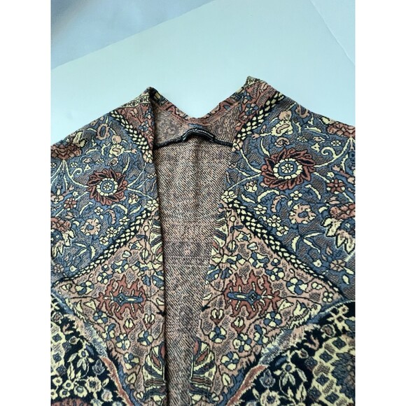 Peruvian Connection Boho Tapestry Kimono Jacket S | 100% Pima Cotton - Picture 10 of 15